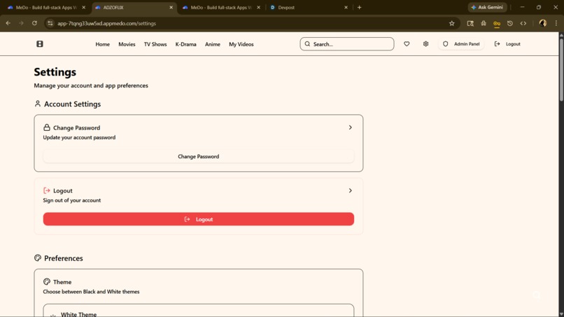 ADZOFLIX – screenshot 2