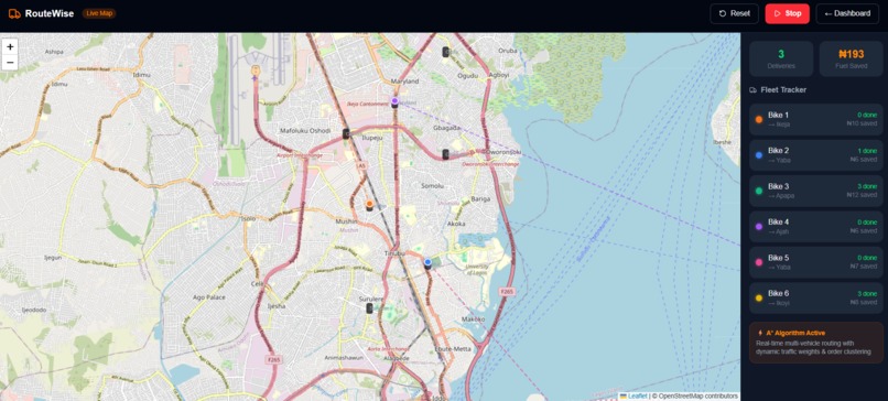 RouteWise — Intelligent Dynamic Last-Mile Delivery Optimizer – screenshot 2