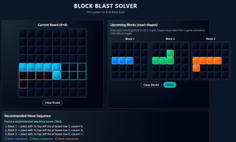 Block Blast Solver – screenshot 3