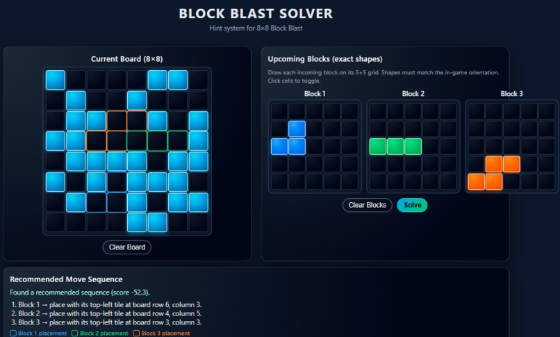 Block Blast Solver – screenshot 4