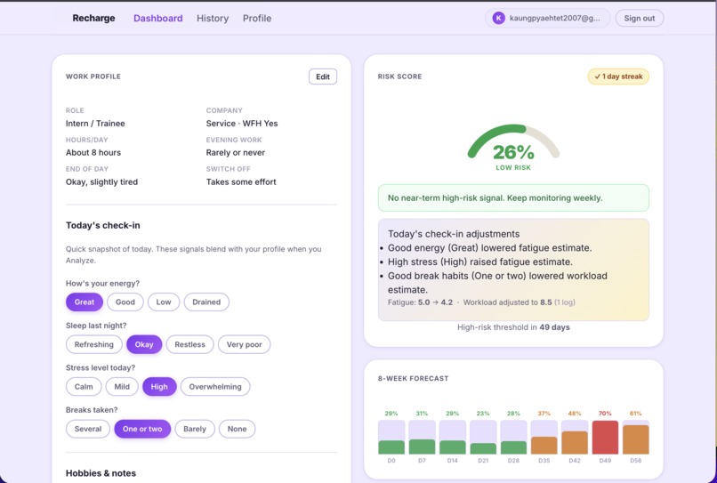 Recharge – screenshot 3