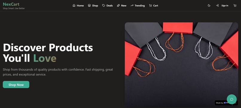 NexCart – screenshot 1