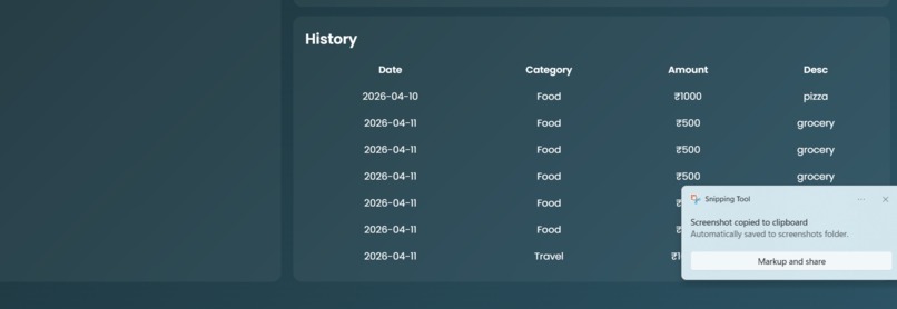 SMART EXPENSE TRACKER  – screenshot 1