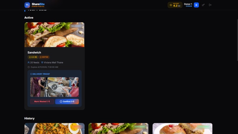 ShareBite: Transparent Food Rescue – screenshot 8