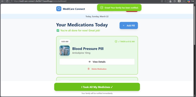 MediCare Connect — AI Medication Adherence Agent – screenshot 3