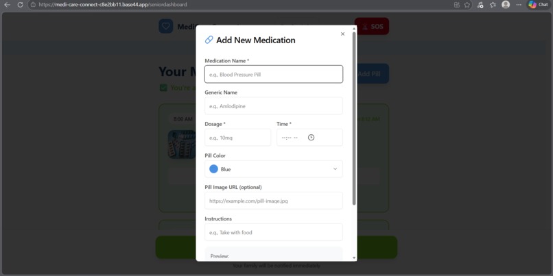 MediCare Connect — AI Medication Adherence Agent – screenshot 6