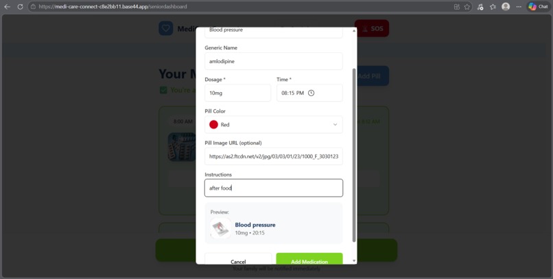 MediCare Connect — AI Medication Adherence Agent – screenshot 8