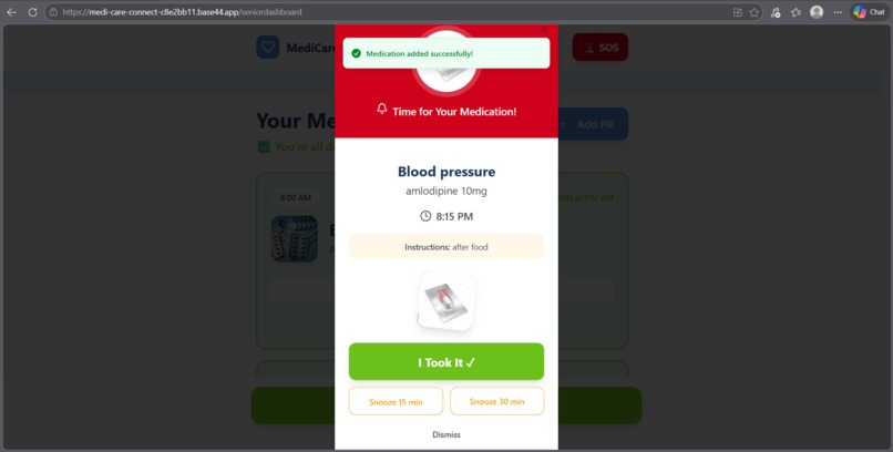 MediCare Connect — AI Medication Adherence Agent – screenshot 9
