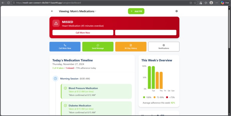 MediCare Connect — AI Medication Adherence Agent – screenshot 11