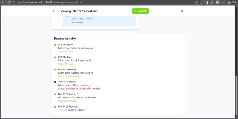 MediCare Connect — AI Medication Adherence Agent – screenshot 13