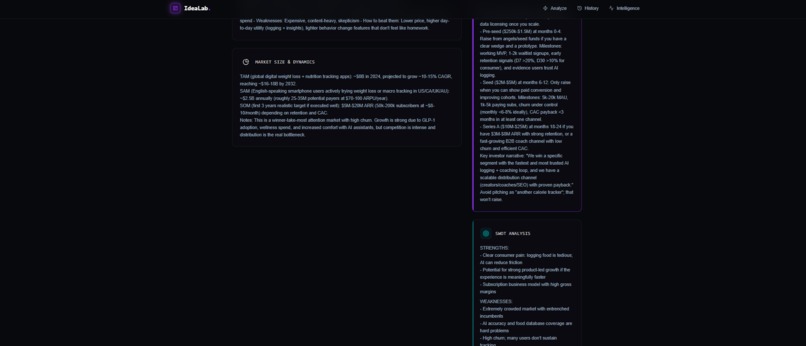 Startup Analyser ai – screenshot 2