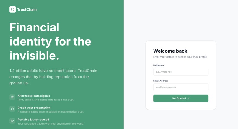 TrustChain – screenshot 1