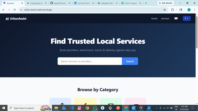 UrbanAssist – screenshot 1