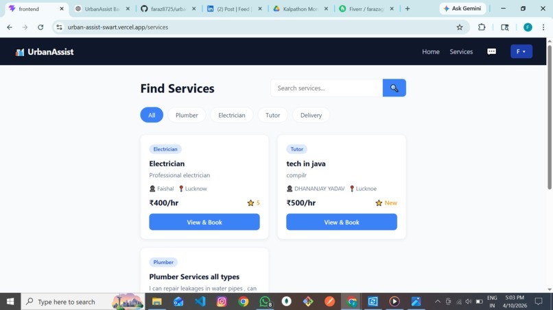 UrbanAssist – screenshot 2