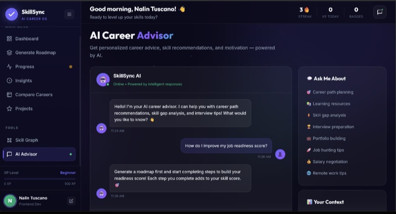 SkillSync AI – screenshot 2