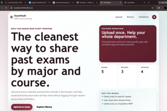 ExamVault (NMSU Study Exchange)