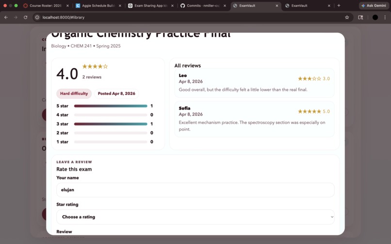 ExamVault (NMSU Study Exchange) – screenshot 3
