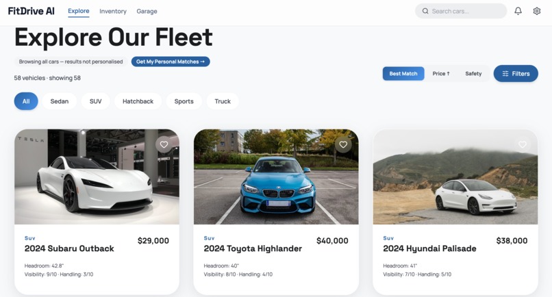 FitDrive – screenshot 2