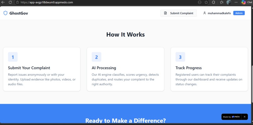 GhostGov – screenshot 2