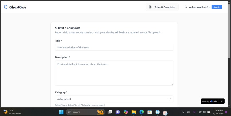 GhostGov – screenshot 3