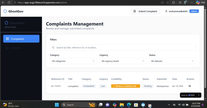 GhostGov – screenshot 5