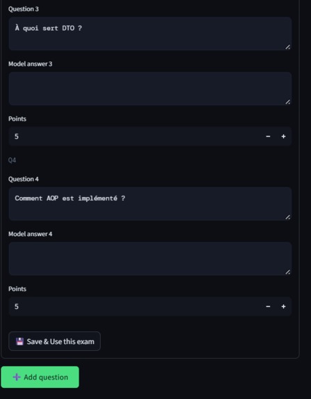Intelligent Exam Generation & Grading Platform – screenshot 3