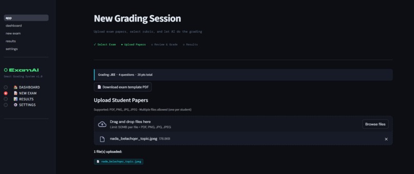 Intelligent Exam Generation & Grading Platform – screenshot 5