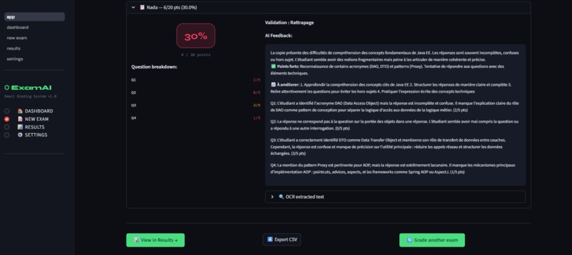 Intelligent Exam Generation & Grading Platform – screenshot 7