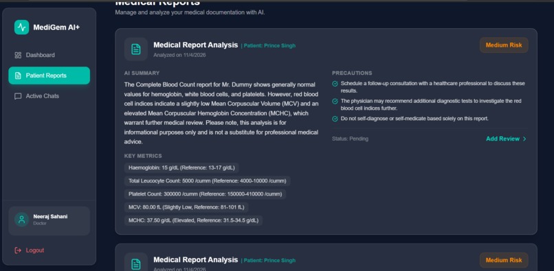 MEDIGEM AI+ – screenshot 4