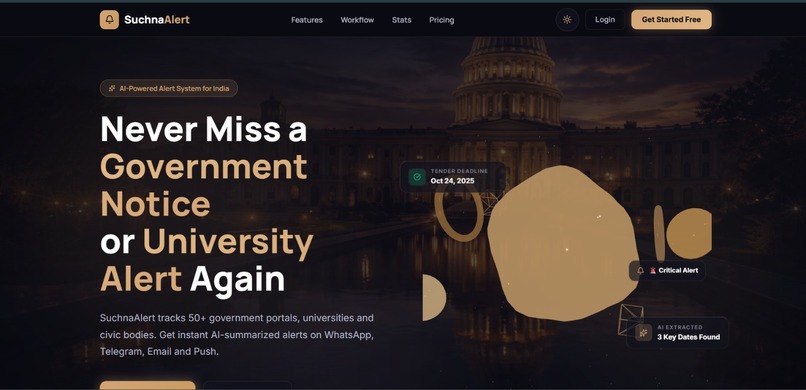 suchnaAlert – screenshot 1
