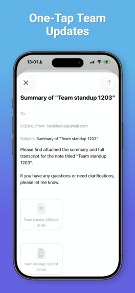 Vola: AI Voice Note Taker – screenshot 1