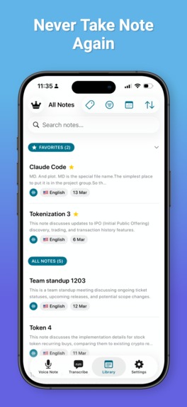Vola: AI Voice Note Taker – screenshot 2