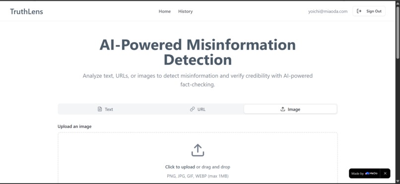 TruthLens – screenshot 1