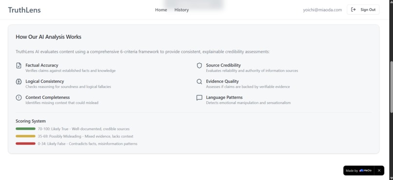 TruthLens – screenshot 4