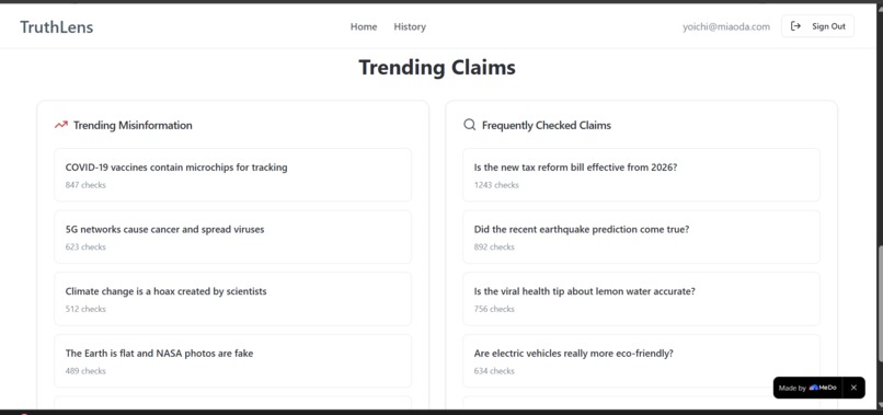 TruthLens – screenshot 5