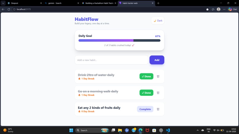 Habit Flow – screenshot 1