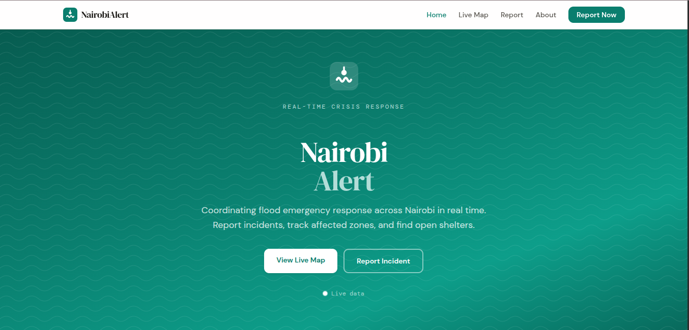 Nairobi Alert | Devpost