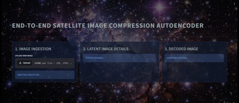 End-to-end Satellite Image Compression Autoencoder – screenshot 1