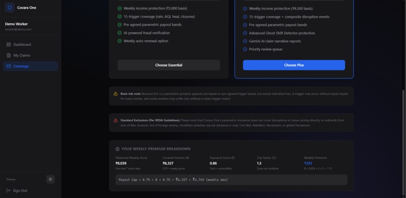Covara One – screenshot 3