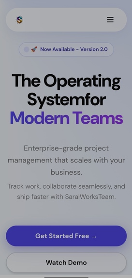 Project management system  – screenshot 1