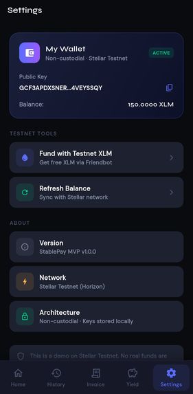 StablePay – screenshot 4