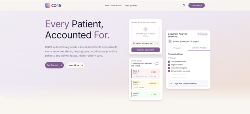 CORA – screenshot 2