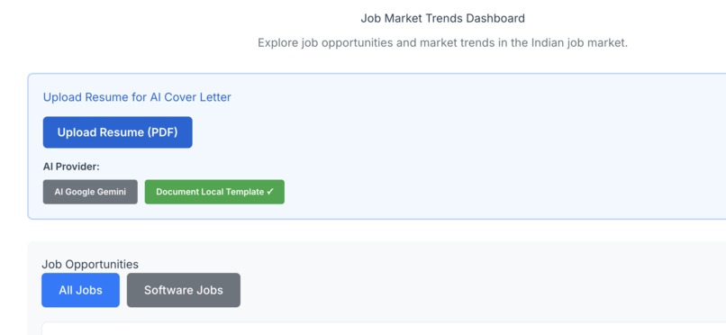 Resume Screening App – screenshot 1