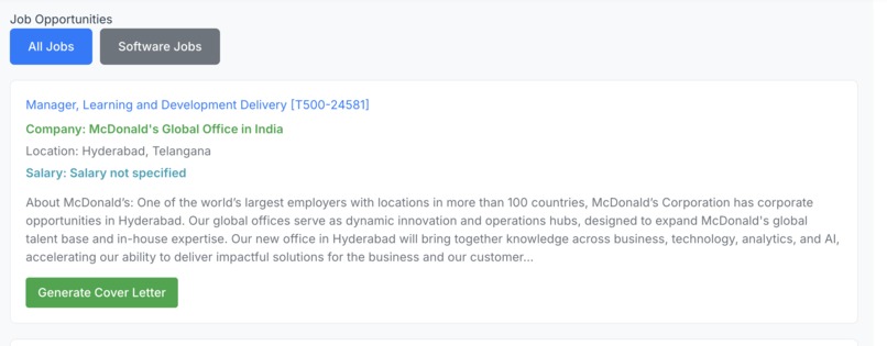 Resume Screening App – screenshot 4