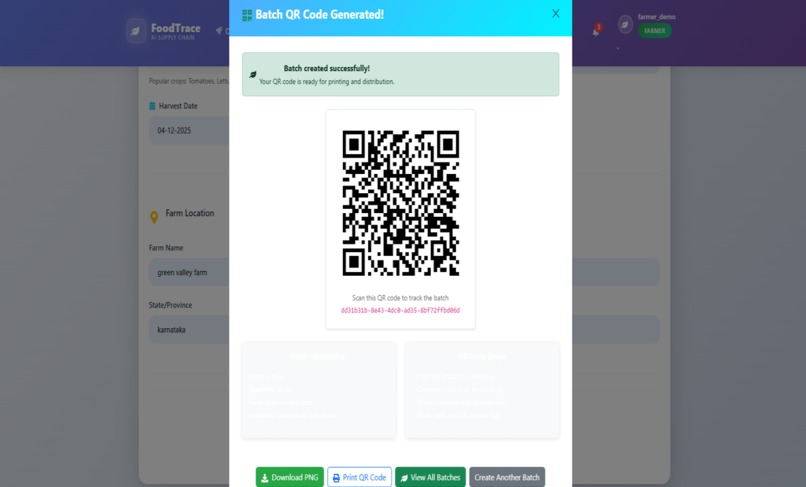 Food Supply Chain Tracker – screenshot 4
