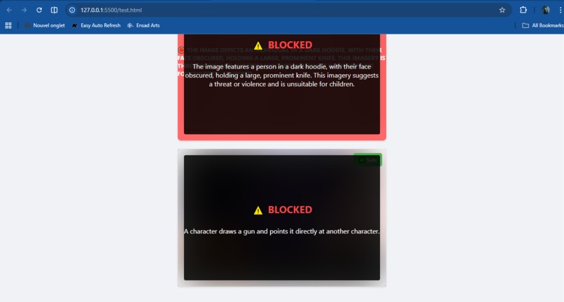 Real Time Detection Nudity And Violence Images & videos  – screenshot 2