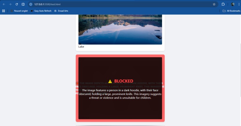 Real Time Detection Nudity And Violence Images & videos  – screenshot 3