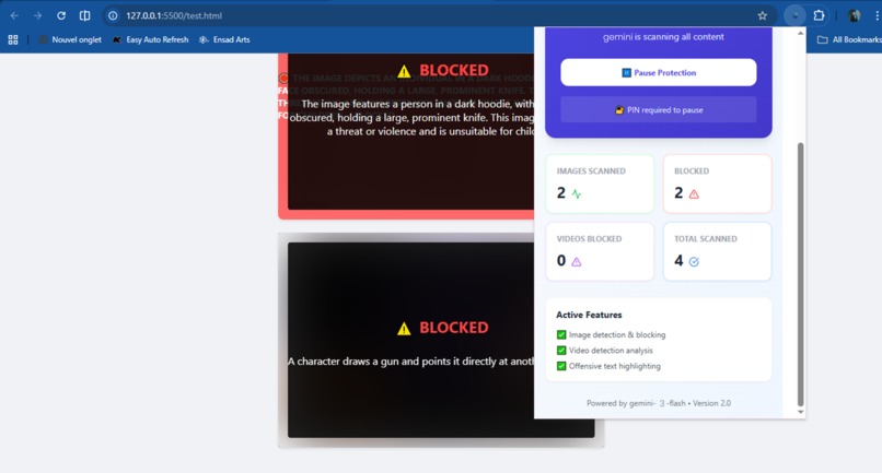 Real Time Detection Nudity And Violence Images & videos  – screenshot 8