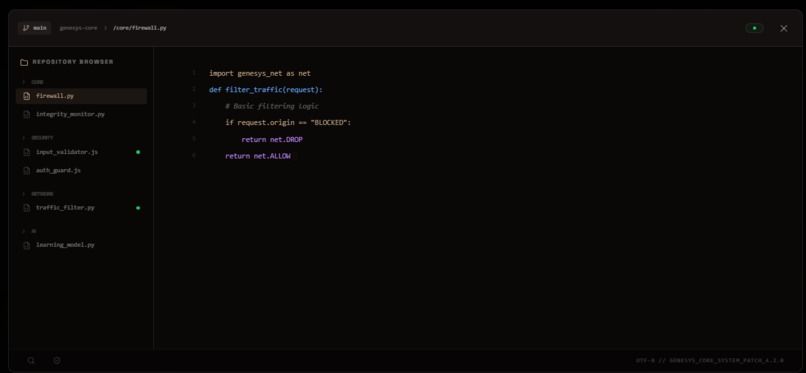web dna – screenshot 1