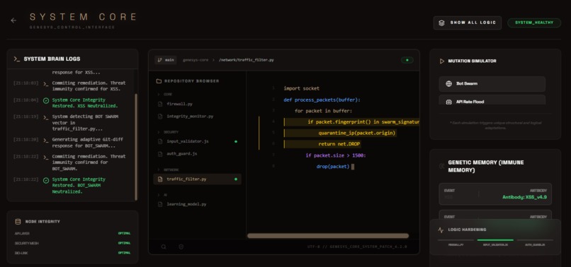 web dna – screenshot 2